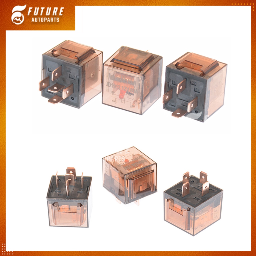 Rơ le 4 chân, 5 chân  trong suốt chống thấm nước cho xe hơi - Future Autoparts