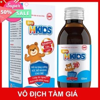 Siro ăn ngon Hkids- Hỗ trợ giúp bé tăng cân đạt chuẩn (chai 120ml)