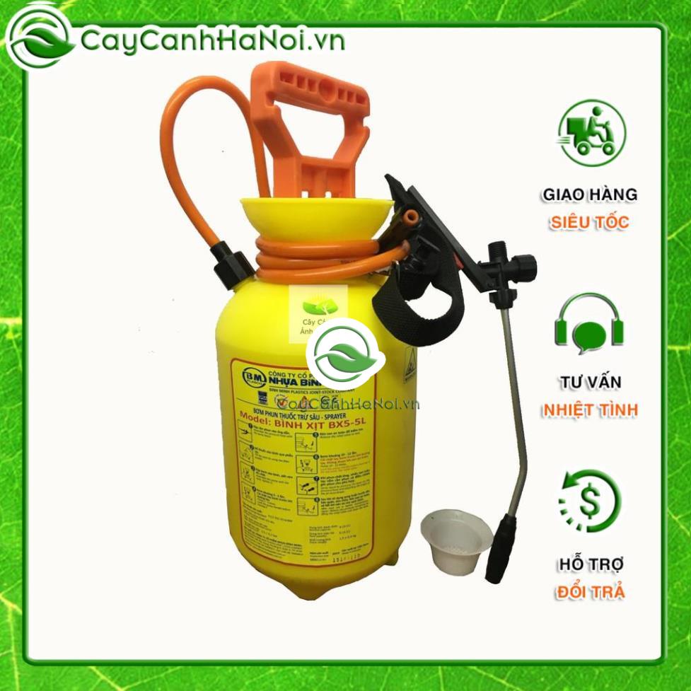 Bình xịt tưới cây Bình Minh 5 lít, bình xịt cần dài áp lực nén cao tưới rau, cây hoa, phun thuốc cho cây. 🌱