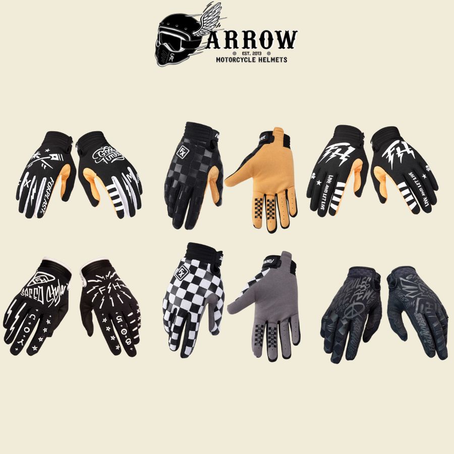 Găng tay đi xe máy dài ngón Fasthouse thời trang vải đi phố ArrowShop