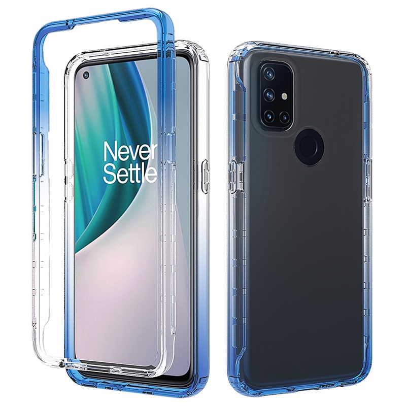 Ốp Điện Thoại Trong Suốt Chống Sốc Màu Gradient Cho OnePlus Nord N10 5G