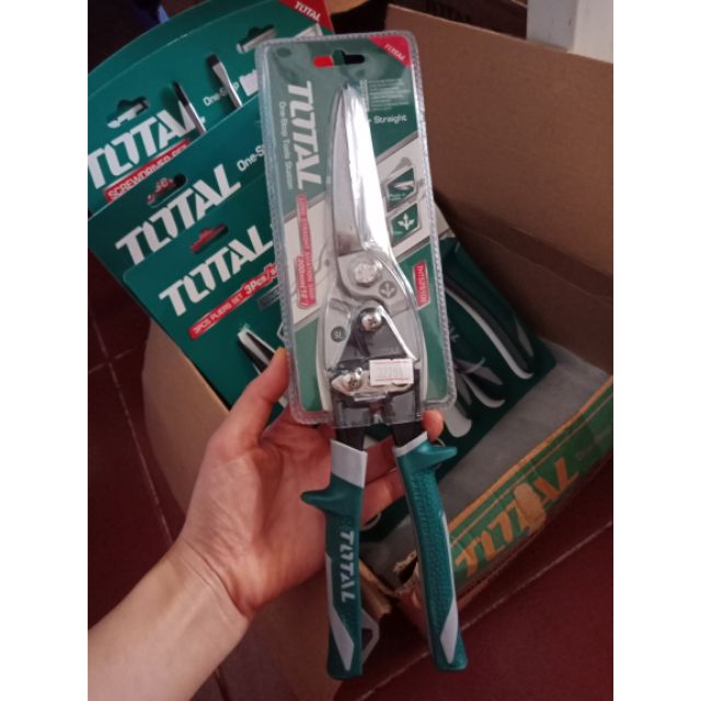 12" Kéo cắt tole đầu thẳng dài Total THT525106