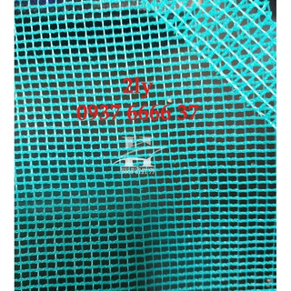 Lưới cước xanh lỗ 2mm vuông bao chuồn thú cưng (bán theo mét tới)