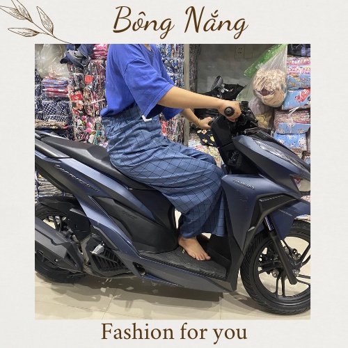 Quần váy chống nắng kaki cao cấp freesize thuận tiện khi đi xe máy họa tiết ngẫu nhiên