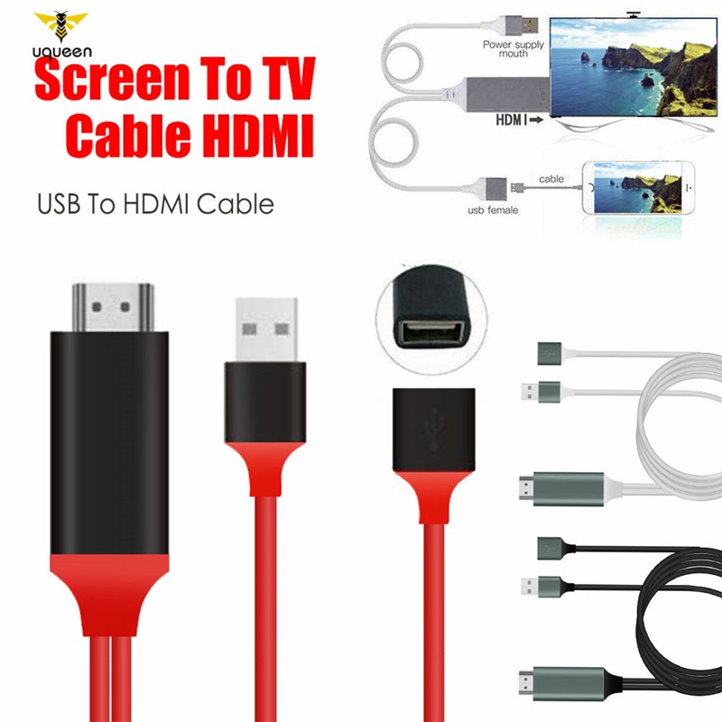 Dây cáp chuyển đổi cổng USB sang cổng HDMI cho Apple Android Type C