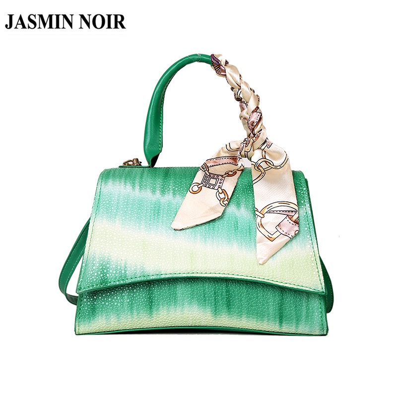 Túi Xách JASMIN NOIR Da PU Có Khăn Choàng Thời Trang Cho Nữ