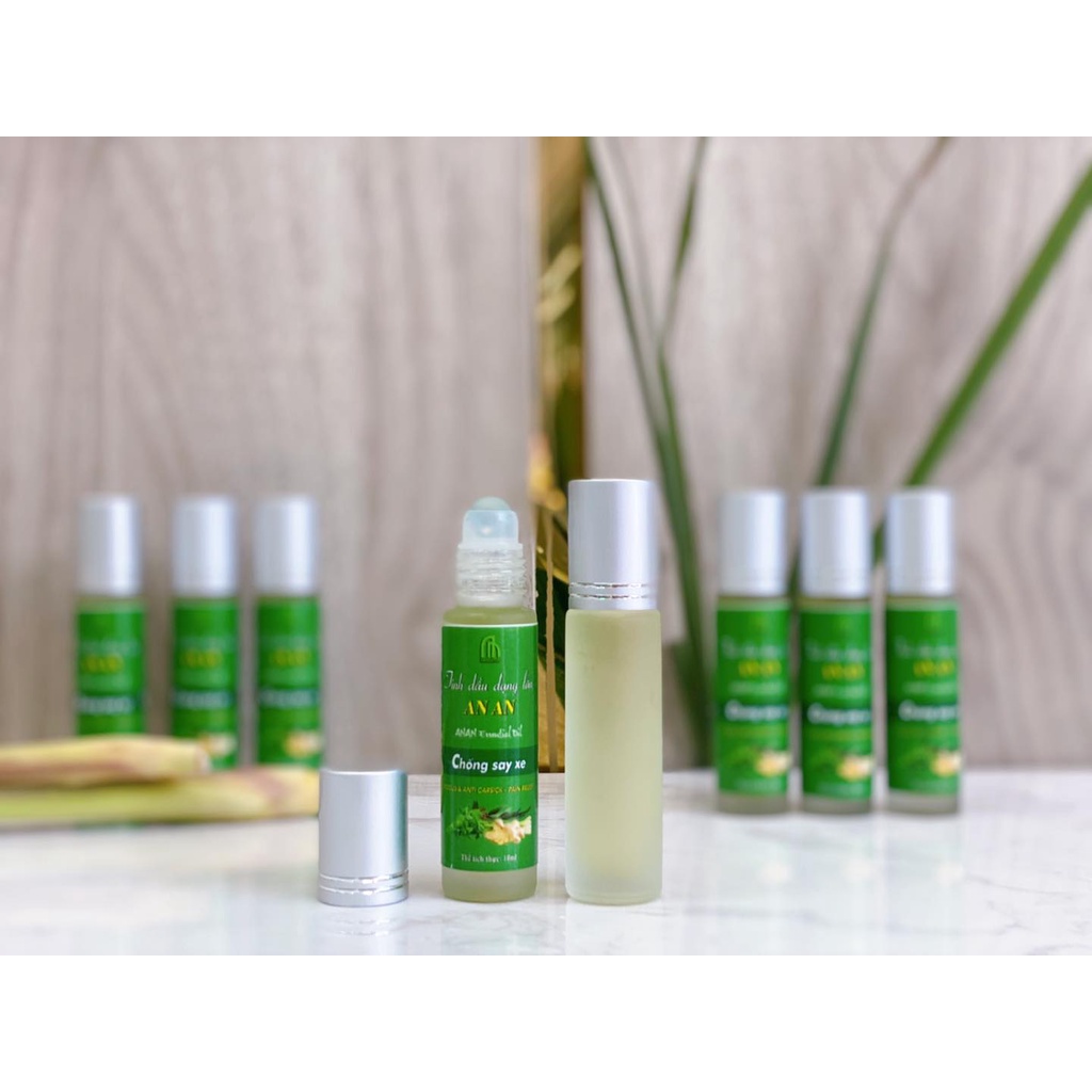 Tinh dầu lăn chống say xe, đuổi muỗi dạng chai lăn bi An An 10ml | BigBuy360 - bigbuy360.vn
