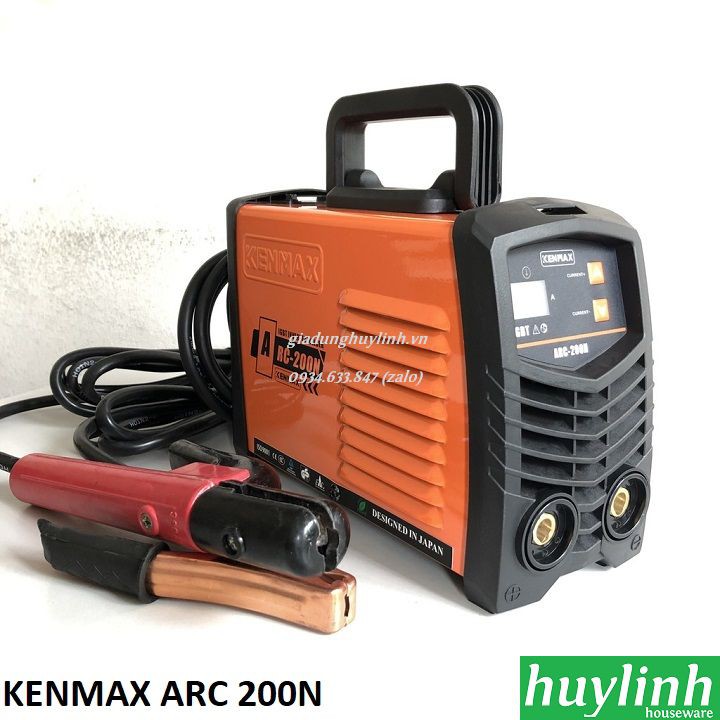 Máy hàn que điện tử mini Kenmax ARC 200N - Có màn hình