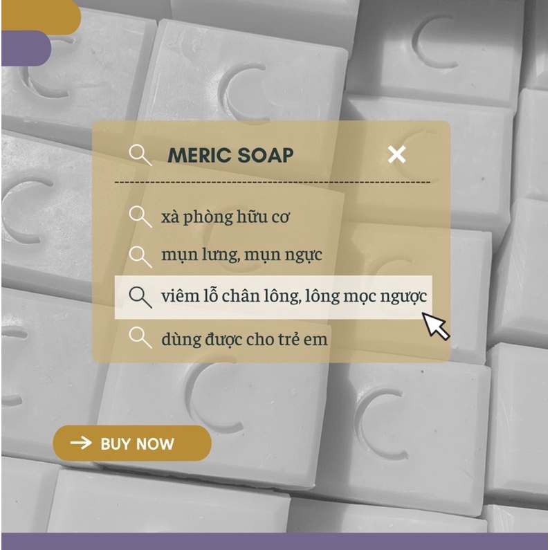 MERIC SOAP - xà phòng nghệ vàng, nghệ đen hữu cơ