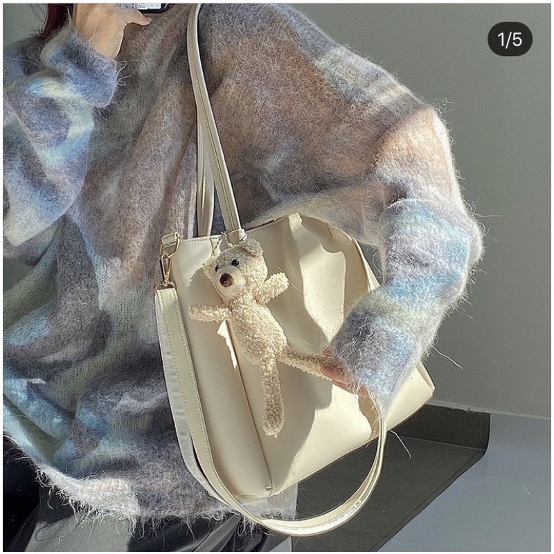 [TẶNG MÓC GẤU]-TÚI TOTE DA ĐEO CHÉO HÀN QUỐC HANNA | BigBuy360 - bigbuy360.vn