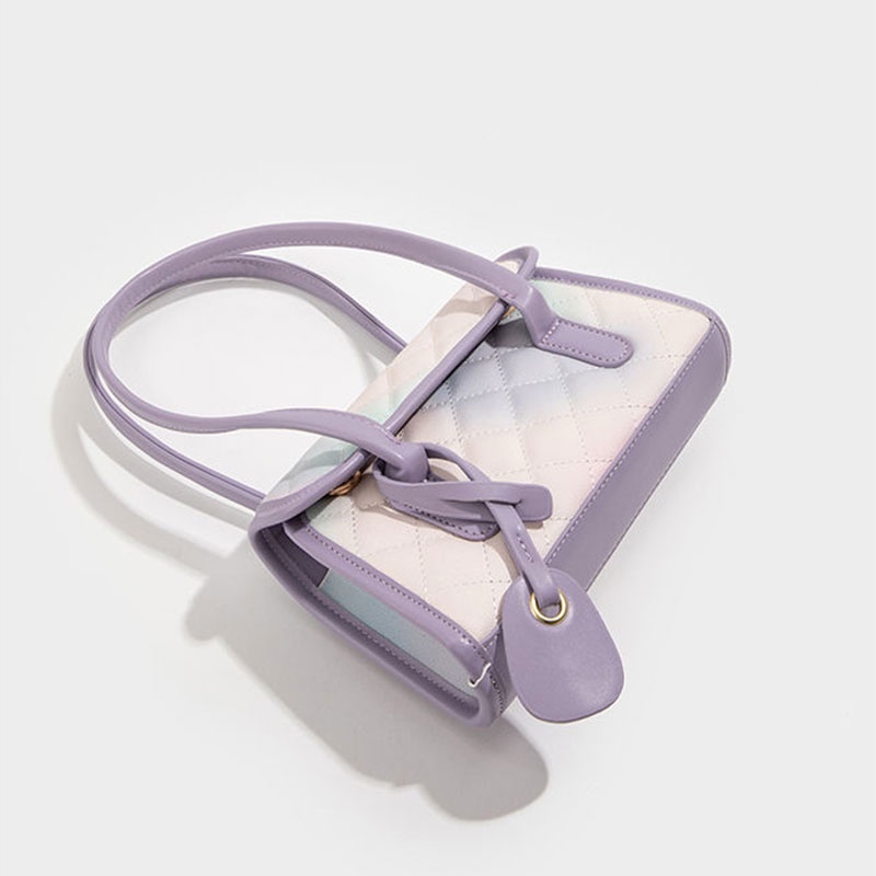 Túi đeo vai/ kẹp nách YADOU đa năng thời trang màu gradient mẫu cá sấu cho nữ