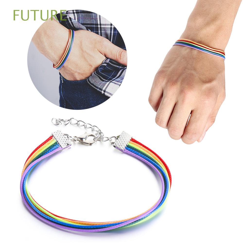 Vòng tay màu cầu vồng biểu tượng LGBT