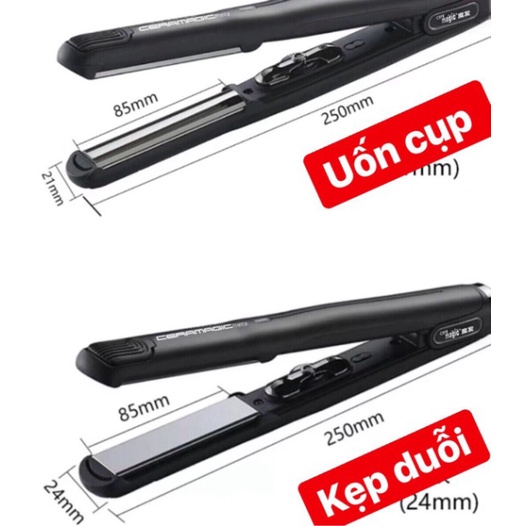 ĐỈNH CỦA CHÓP-MÁY LÀ TÓC CAO CẤP TITANIUM - BẢN CONG VÀ BẢN THẲNG