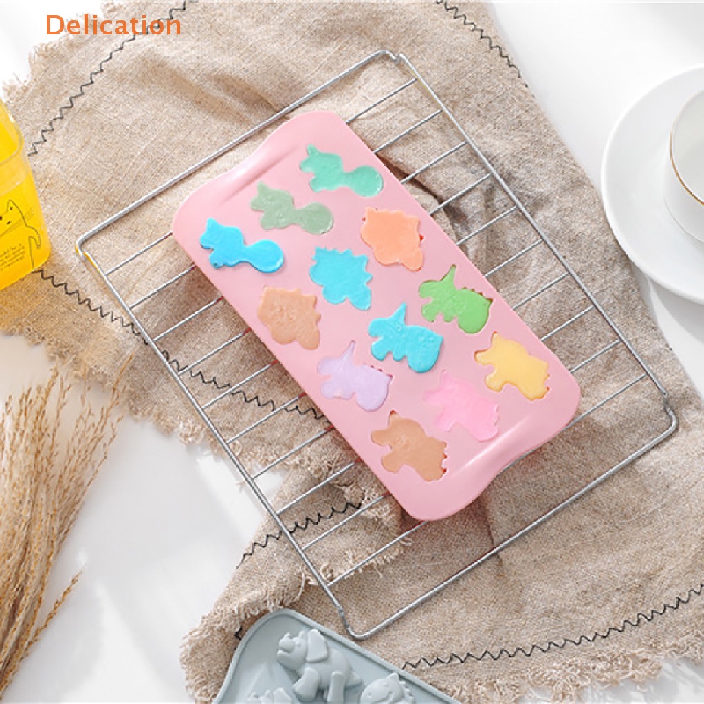 Khuôn Silicone Tạo Hình Làm Bánh Kẹo Hình Khủng Long DIY