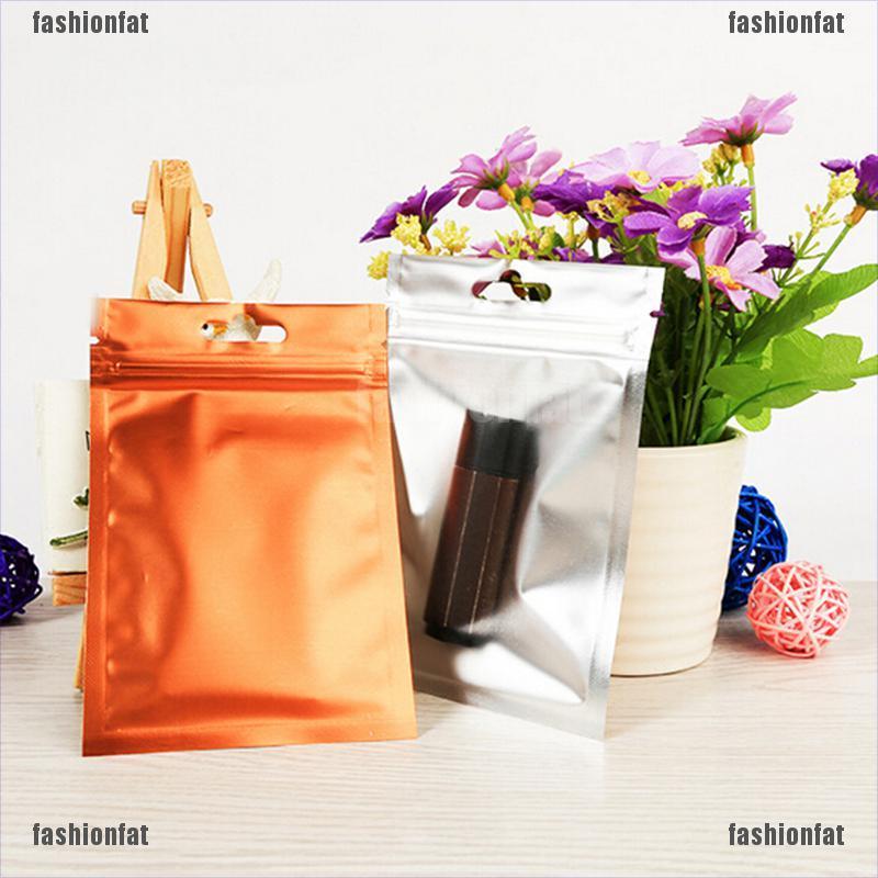 [Iron] 1 multicolor flat aluminum foil bag storage bag ziplock bag