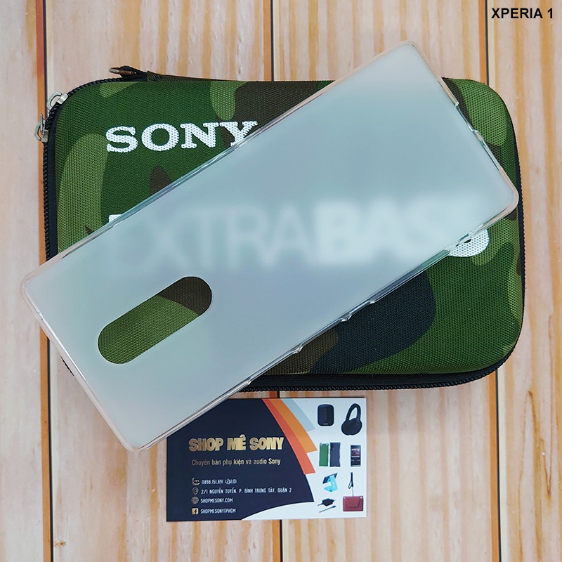 Ốp nhám chống vân tay Xperia 1 III - 5 III - 10 III -  1 II - 5 II - 10 II - Xperia 1 - Xperia 5 - Xperia 8
