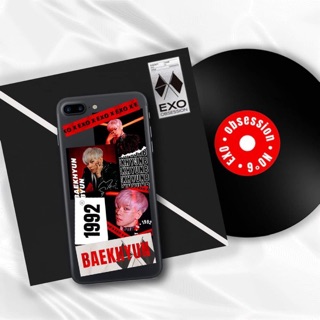 Sticker EXO decor case điện thoại