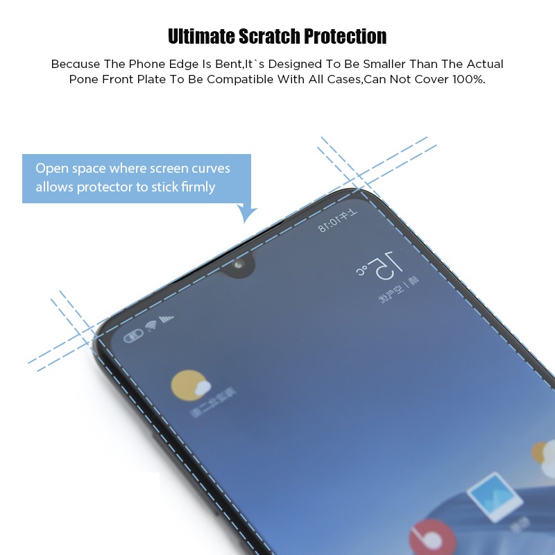Set 4 Kính Cường Lực Bảo Vệ Màn Hình Điện Thoại Xiaomi Mi 9 11 10T A2 A3 Lite 11 Lite 5G M2 M3 X3 10T F2 9T Pro X3 GT NFC 11i