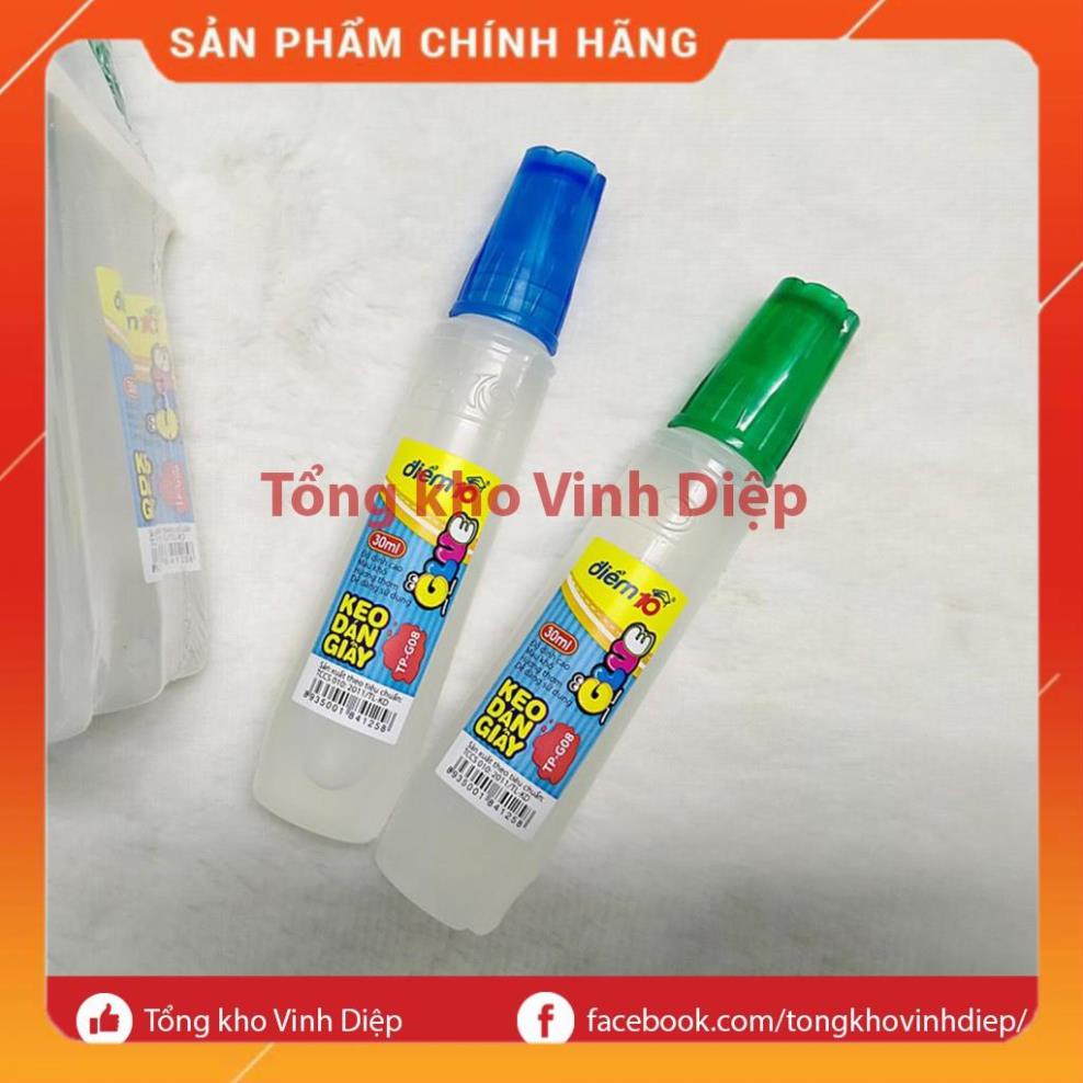 Lọ keo dán giấy, hồ nước dán giấy điểm 10 G-08 30ml