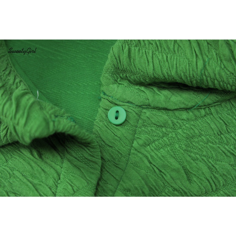 Bộ Áo Tay Ngắn Cổ Bẻ Màu Trơn Ôm Dáng Phối Chân Váy Lưng Cao Thời Trang 2022 Cho Nữ