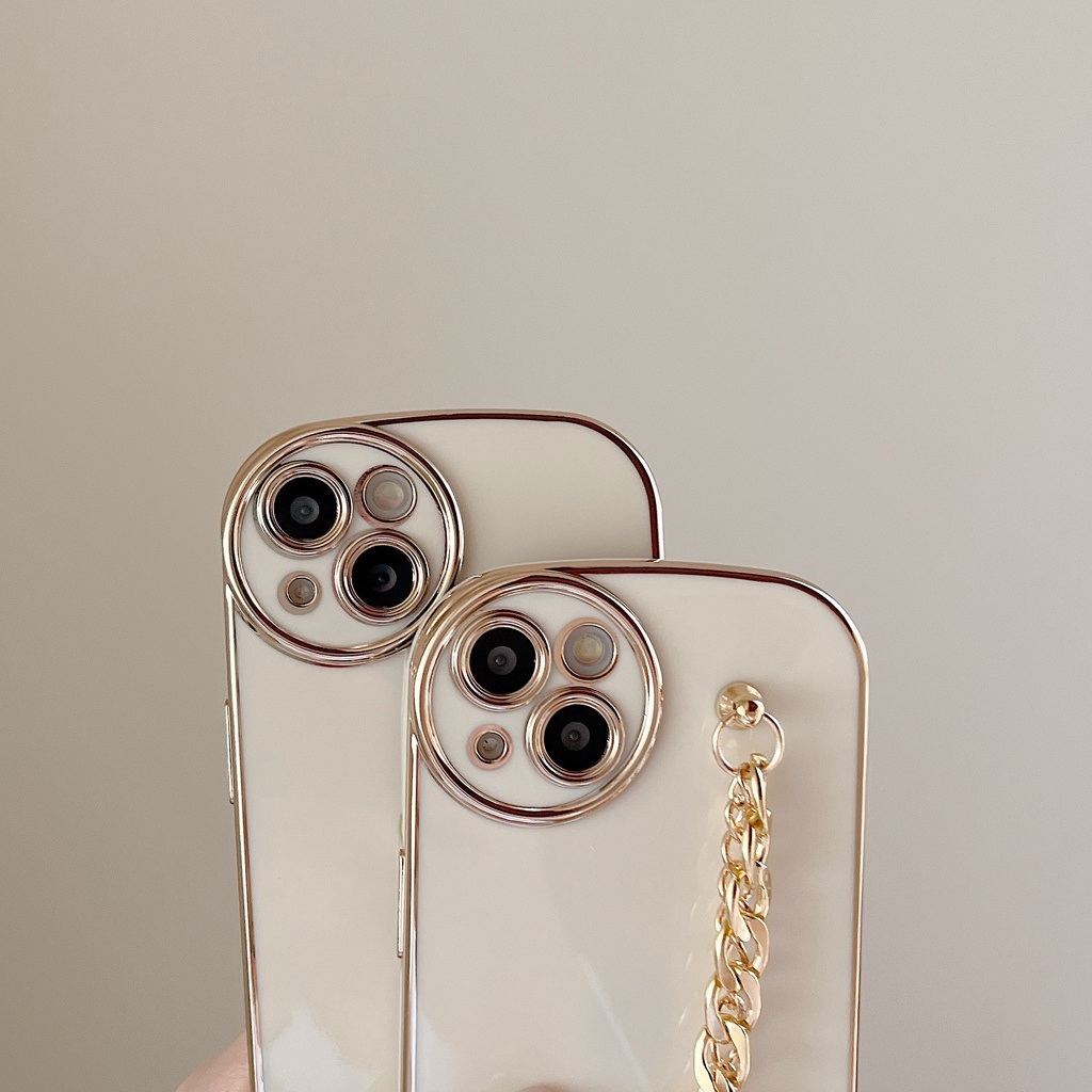 Ốp Điện Thoại Viền Cong Mạ Điện Cho iPhone14Pro IP13Pro iPhone14 iPhone11 iPhone11 iPhone11 12Promax 13Promax 11 12 13