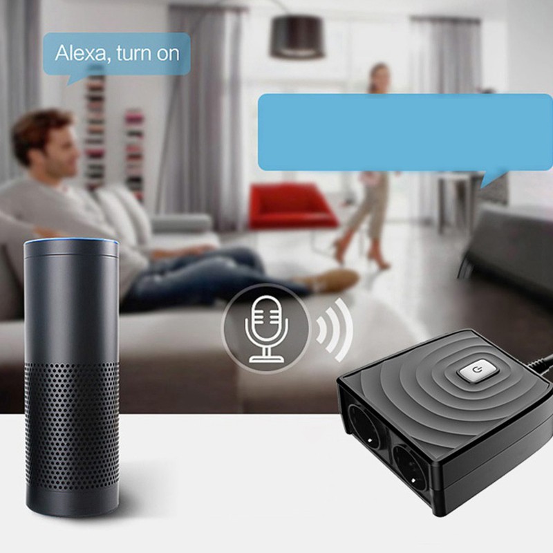 Ổ Cắm Điện Thông Minh Chống Nước Điều Khiển Bằng Giọng Nói | BigBuy360 - bigbuy360.vn