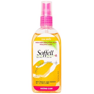 Xịt Chống Muỗi Soffell Hương Hoa hương cam 80ml (Spray)