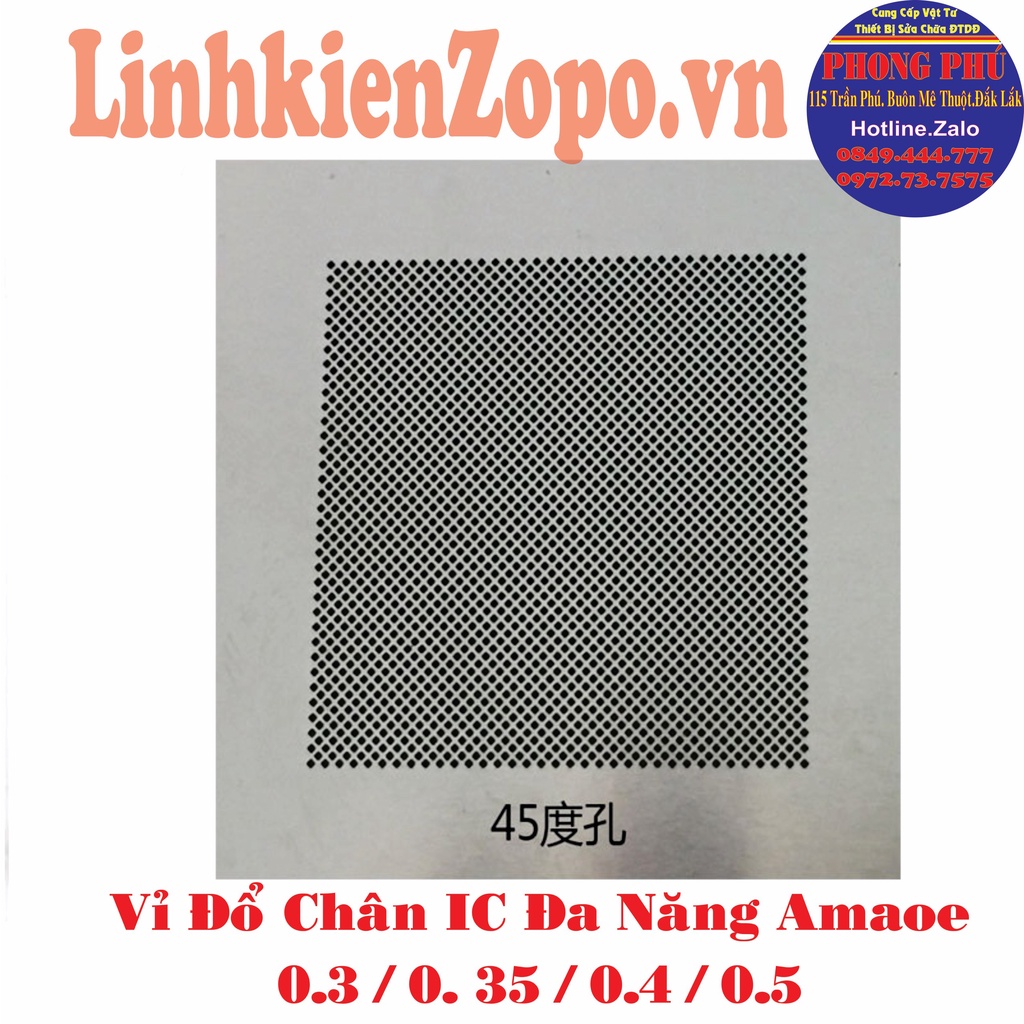 Vỉ Đổ Chân IC Đa Năng M Amaoe 45