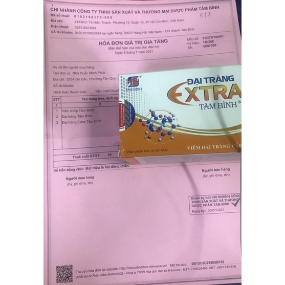 Đại Tràng Extra Tâm Bình ( Hộp 60 viên )