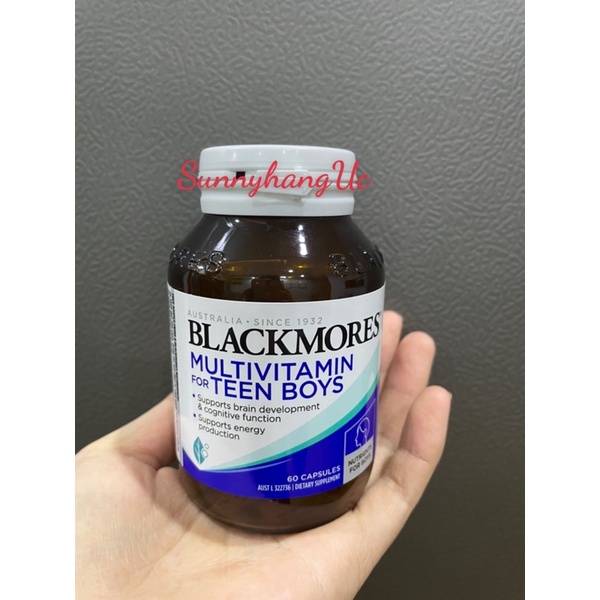 VITAMIN TỔNG HỢP CHO TEENBOYS VÀ TEENGIRL BLACKMORES (MULTIVITAMIN FOR TEENGIRLS AND TEENBOYS)