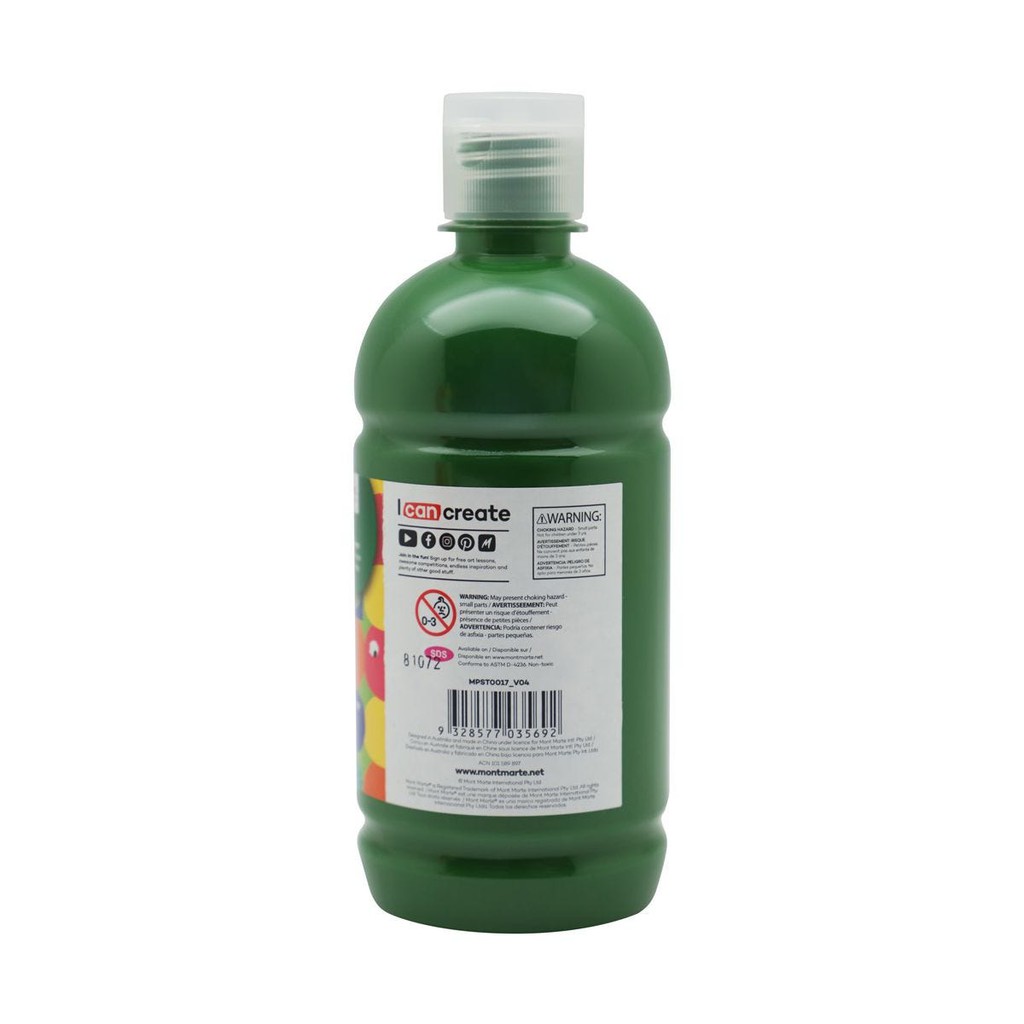 Màu Nước Poster Paint Mont Marte 500ml - Sap Green - MPST0017