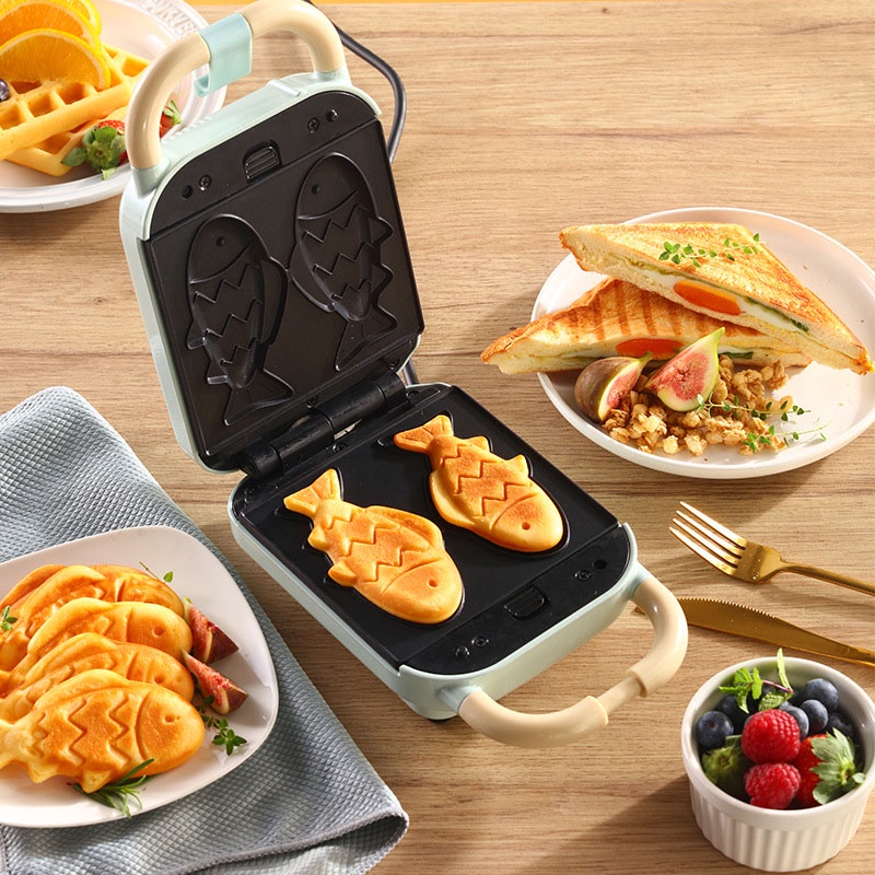 Máy Nướng Kẹp Bánh Mỳ - Máy Nướng Sanwich YIDPU YD-518S Chính Hãng, Tiện Ích, Đa Dạng Khay Nướng
