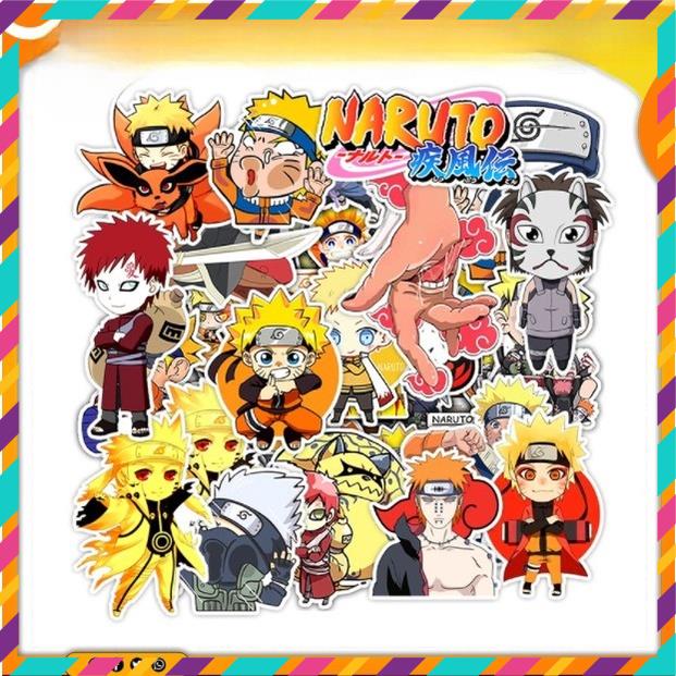 Sticker Anime - Naruto dán nón bảo hiểm, Hình dán Chống Nước, Chống Bay Màu