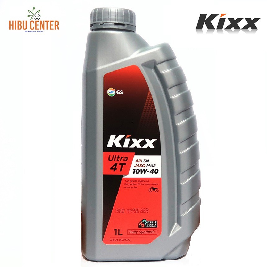 { TIẾT KIỆM } Nhớt tổng hợp Kixx Ultra 4T SN 10W-40 1lít - thùng 12 chai