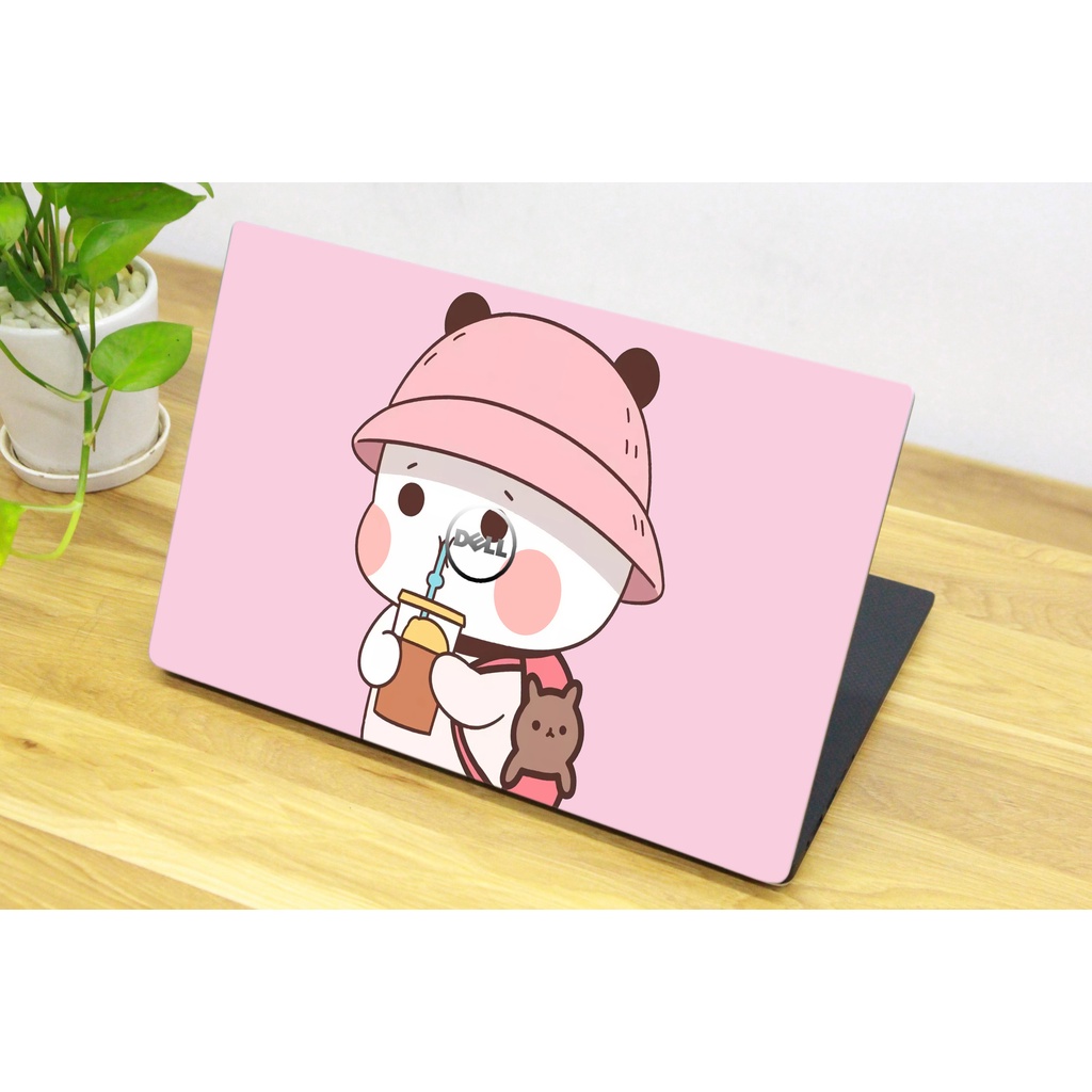 Skin Dán Laptop - Gấu Cute - Dành Cho Tất Cả Các Dòng Laptop