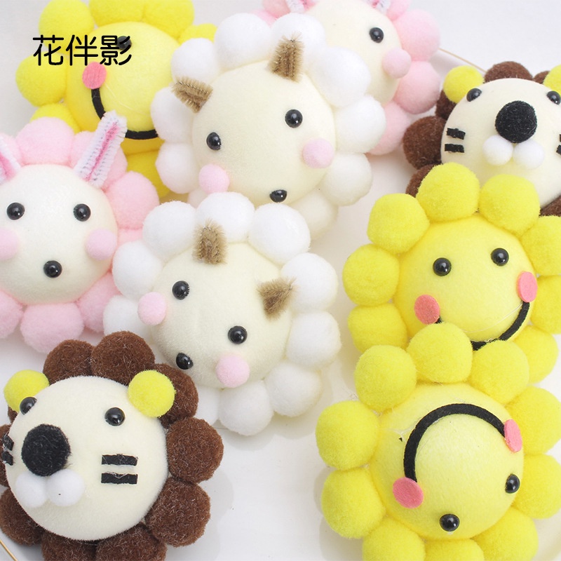 Hoa nhồi bông dễ thương đủ mẫu bán lẻ theo bông