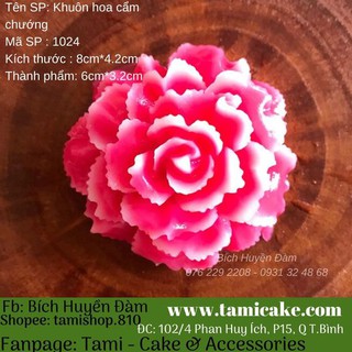 KHUÔN SILICON - KHUÔN HOA CẨM CHƯỚNG PVN1024