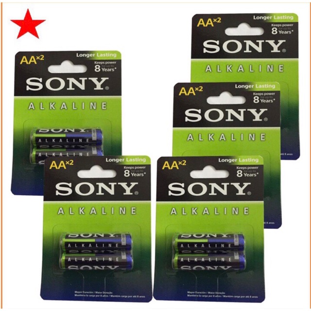 Pin AA Sony Alkaline AM3L-B2D 1.5V vỉ 2 viên