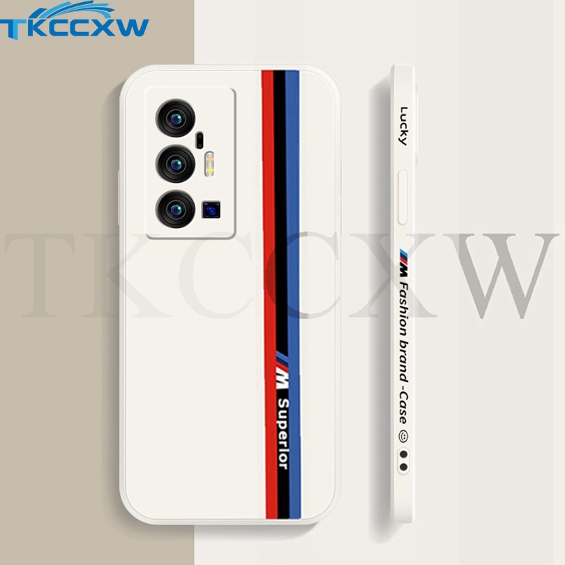 Ốp Điện Thoại Silicone Mềm Hình Vuông Bảo Vệ Camera Cho Vivo X70 X60 Pro+ X30 X50 Pro