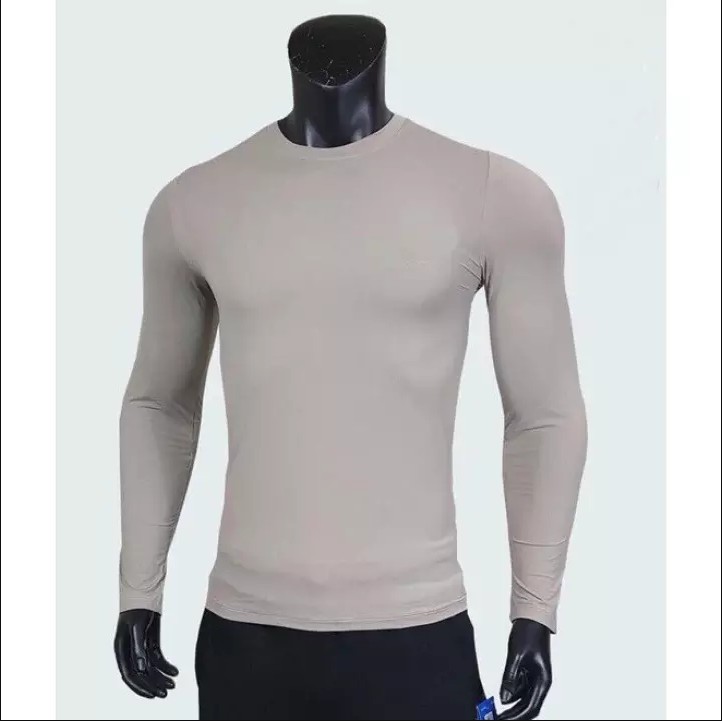 Áo Thun Nam ❤️𝑭𝑹𝑬𝑬𝑺𝑯𝑰𝑷❤️ Áo Thể Thao Dài Tay Giữ Nhiệt - Áo Tập Gym Nam Body Co Giãn 4 Chiều | BigBuy360 - bigbuy360.vn