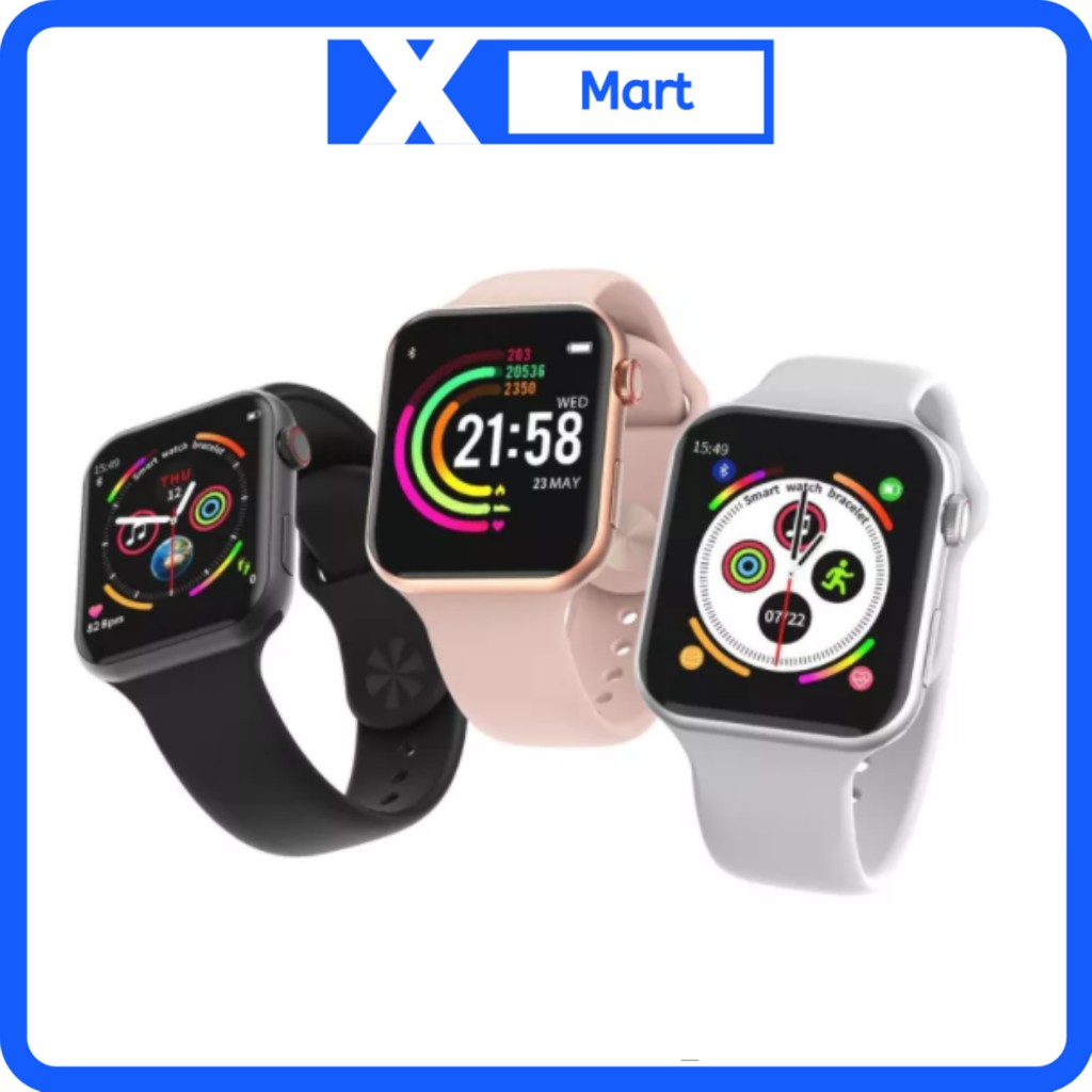 Đồng hồ thông minh Smart Watch T500 Plus đa ngôn ngữ - Đồng hồ đeo tay dây silicon thay dây được