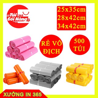 500 túi niêm phong, đóng hàng tự dính size 25x35