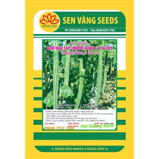 Gói 1Gr Hạt Giống Khổ qua Tây- Mướp rắn F1 SV 703 Năng suất Dễ trồng