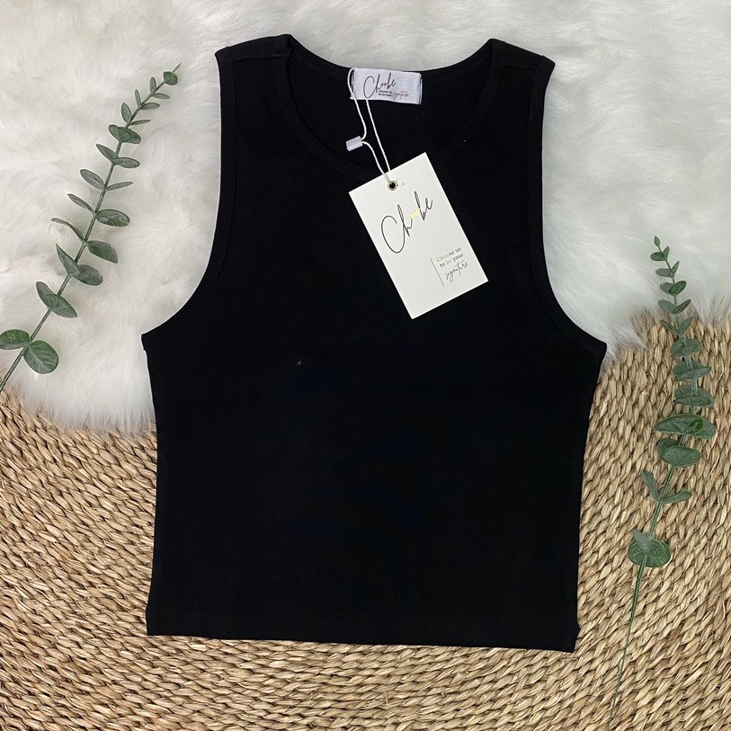 Áo croptop nữ TATO C.03 sát nách ba lỗ thun không tay kiểu ôm body tank top vải cotton co giãn tốt