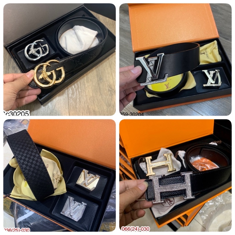 Hộp Dây Lưng LV Cao Cấp - Dây Lưng Hộp GC - Thắt Lưng HM Full Box Cao Cấp