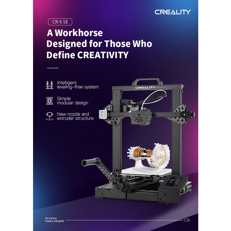 Máy in 3d Creality CR-6 SE khổ in 235*235*250mm | BigBuy360 - bigbuy360.vn