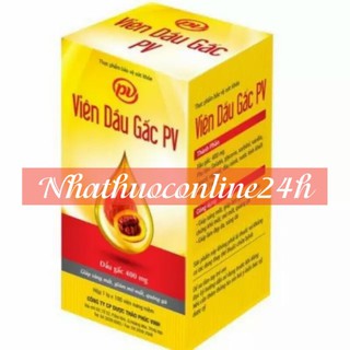 Viên dầu gấc PV (lọ 100 viên)