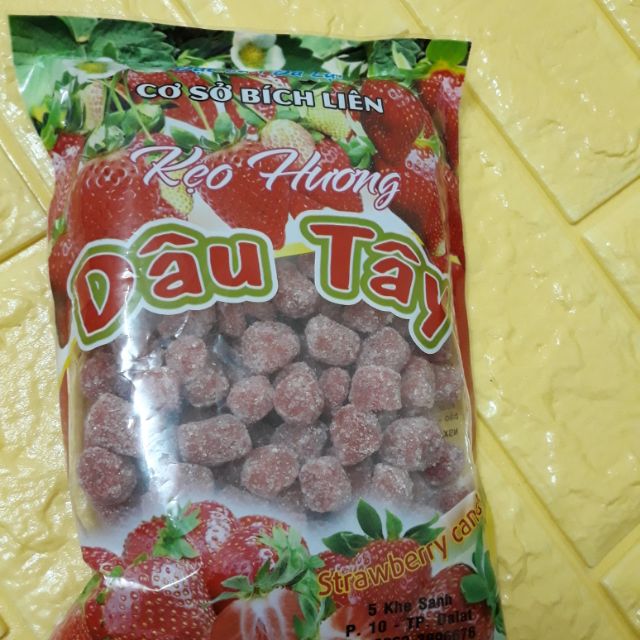 Kẹo dâu tây đặc sản Đà Lạt 400g