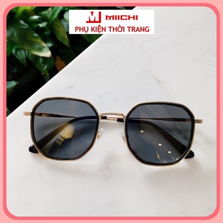 Kính mát thời trang cao cấp gọng đa giác, kính râm chống tia UV phong cách Hàn Quốc 016