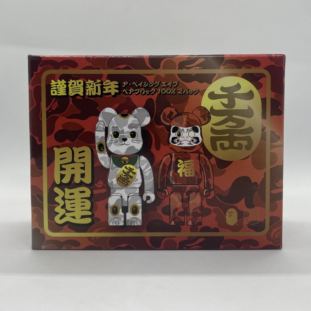 BEARBRICK NEKO DARUMA BAPE SỐ LƯỢNG GIỚI HẠN - ĐỒ CHƠI SƯU TẦM NHẬT BẢN GIÁ TỐT - HÀNG CHÍNH HÃNG 100%..